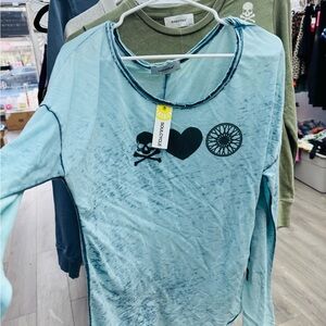 SoulCycle X Target Light Blue Graphic Long Sleeve